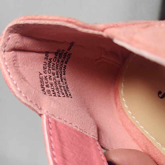 Coral Wedge Sandals Just Fab "Karsey" New In Box size 8 Rope Heel - Picture 10 of 15